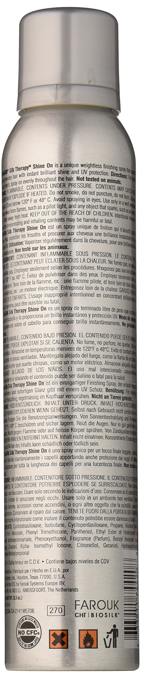 Foto 2 | Spray Para El Brillo Del Cabello Biosilk Shine On 157 Ml - Venta Internacional.