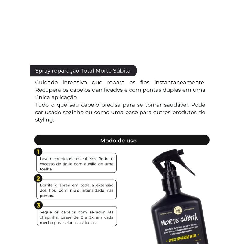 Foto 4 pulgar | Lola Cosmetics Spray Hidratante Morte Subita Hidratante 250 Ml.