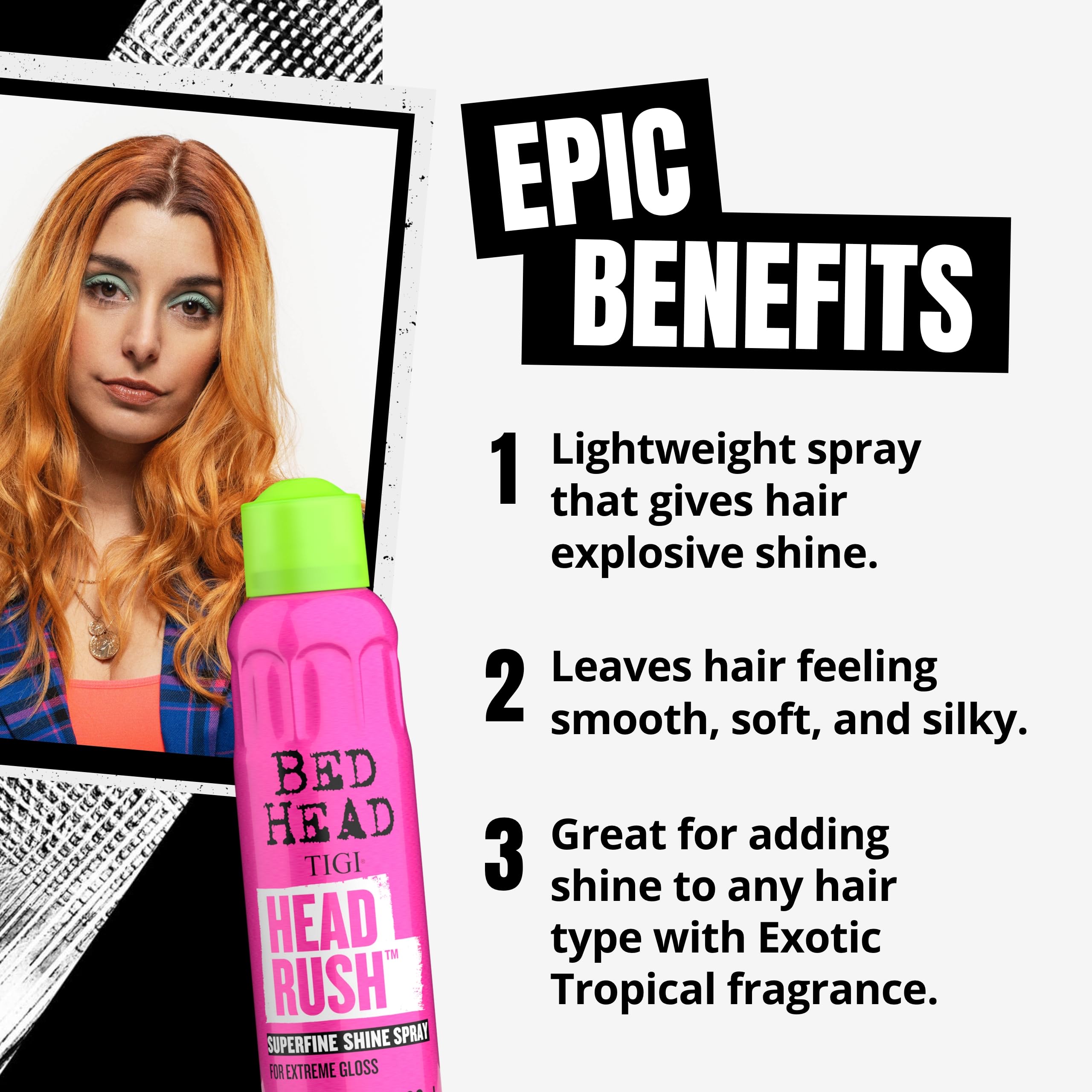Foto 3 | Spray Para El Cabello Bed Head Tigi Superfine Headrush Shine Mist, 155 Ml - Venta Internacional.