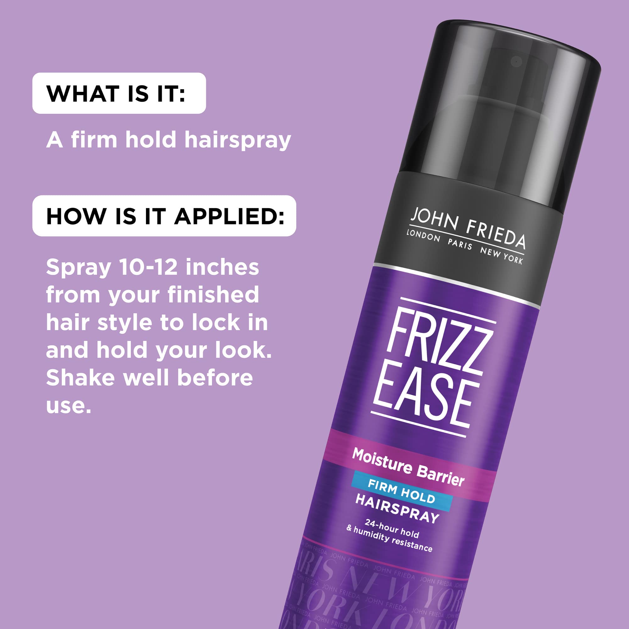 Foto 4 pulgar | Laca Para El Cabello John Frieda Frizz Ease Firm Hold 355 Ml (paquete De 2) - Venta Internacional.