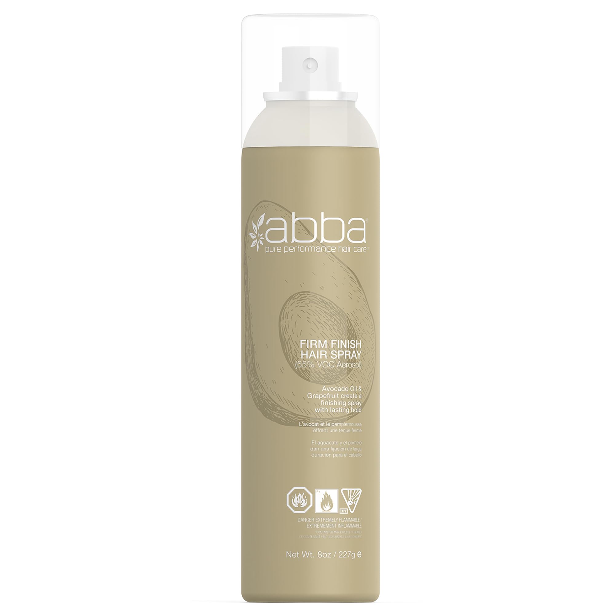 Foto 2 pulgar | Spray Para Acabado De Cabello Abba Pure Crazy Hold 240 Ml - Venta Internacional.