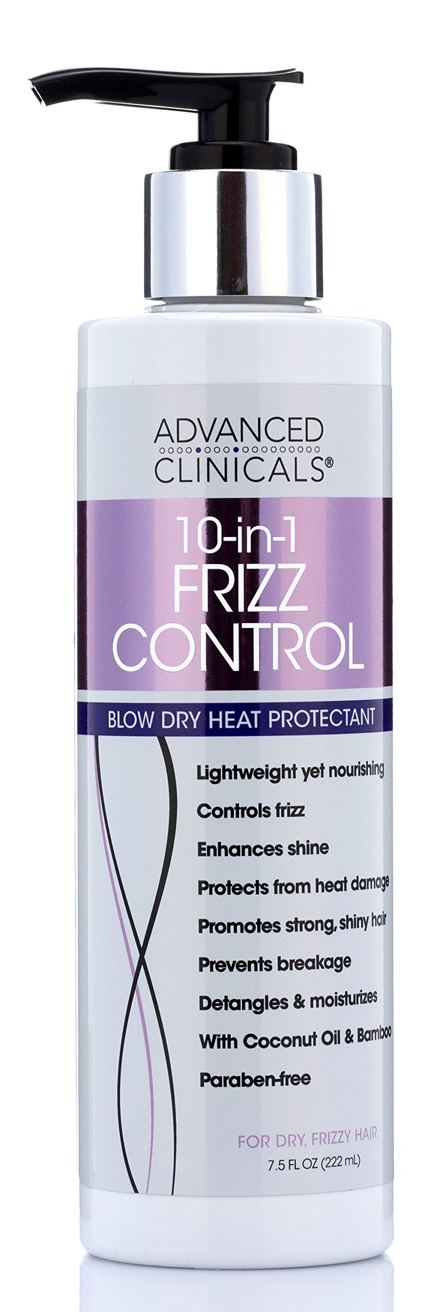 Foto 2 pulgar | Crema Capilar Protectora Contra El Calor Advanced Clinicals 10 En 1, Antiencrespamiento - Venta Internacional.