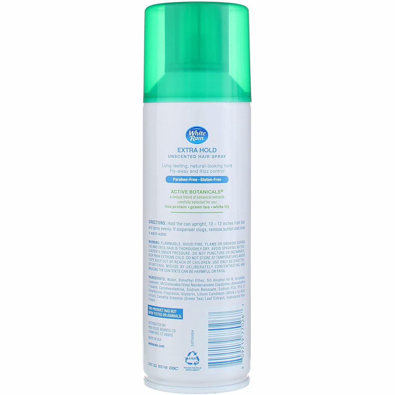 Foto 4 pulgar | Spray Para El Cabello White Rain Extra Hold Sin Perfume, 207 Ml (paquete De 8) - Venta Internacional.