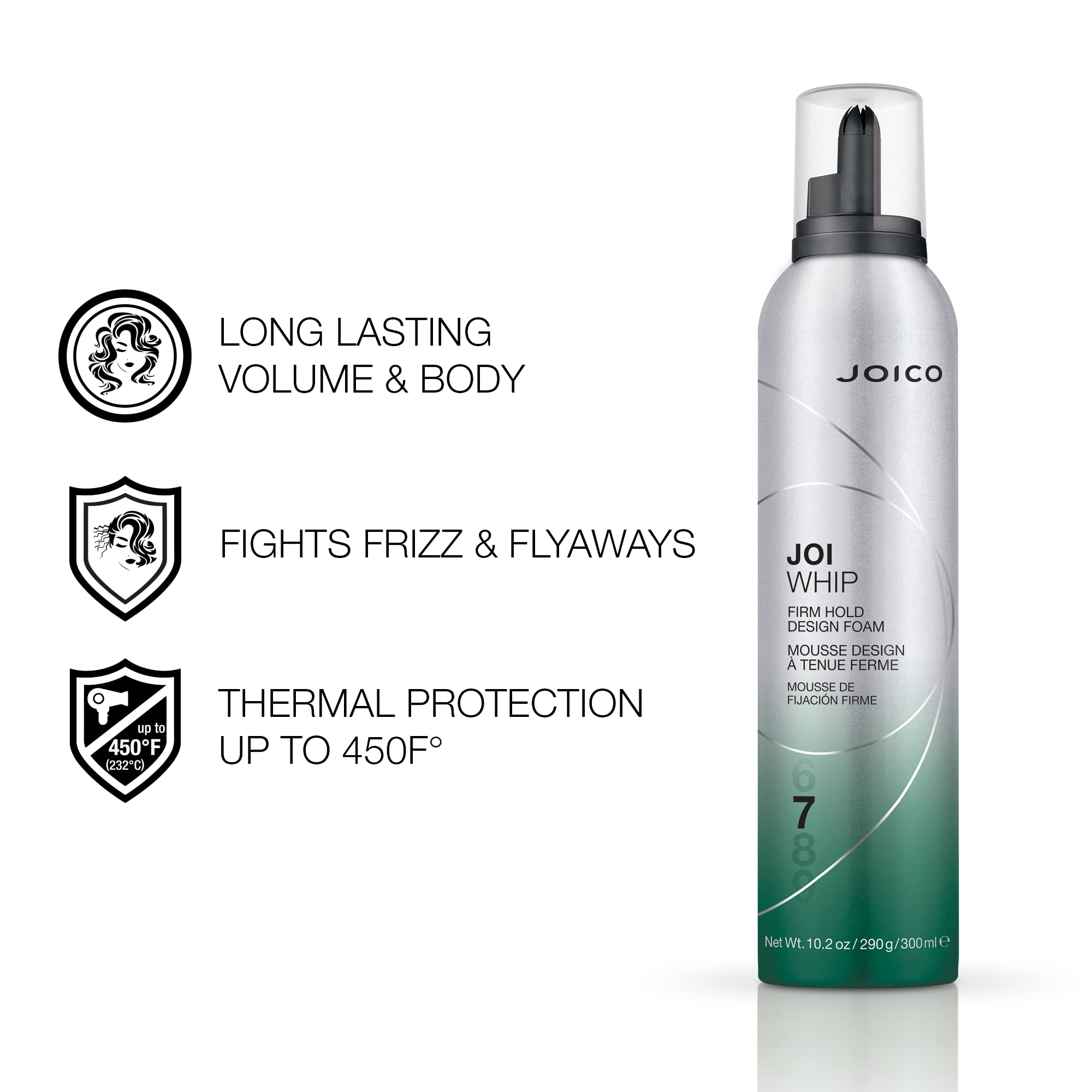 Foto 4 pulgar | Espuma Capilar Joico Joiwhip Firm Hold Designing 300 Ml - Venta Internacional.