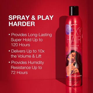 Foto 5 | Hairspray Sexyhair Big Spray & Play Harder, Voluminizador Firme - Venta Internacional.
