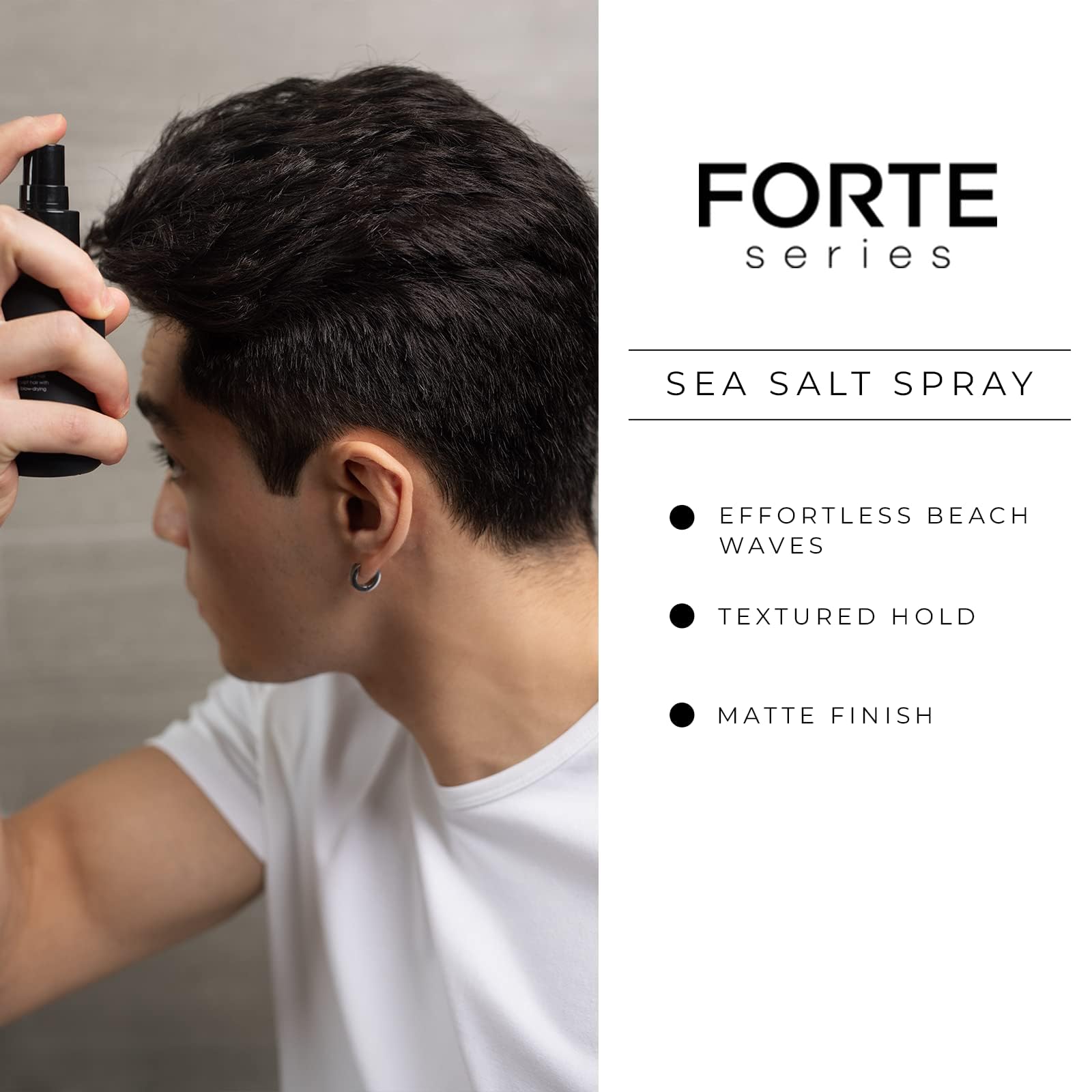 Foto 3 pulgar | Spray De Sal Marina Forte Series, Voluminizador Y Texturizante, 120 Ml, Para Hombres - Venta Internacional.