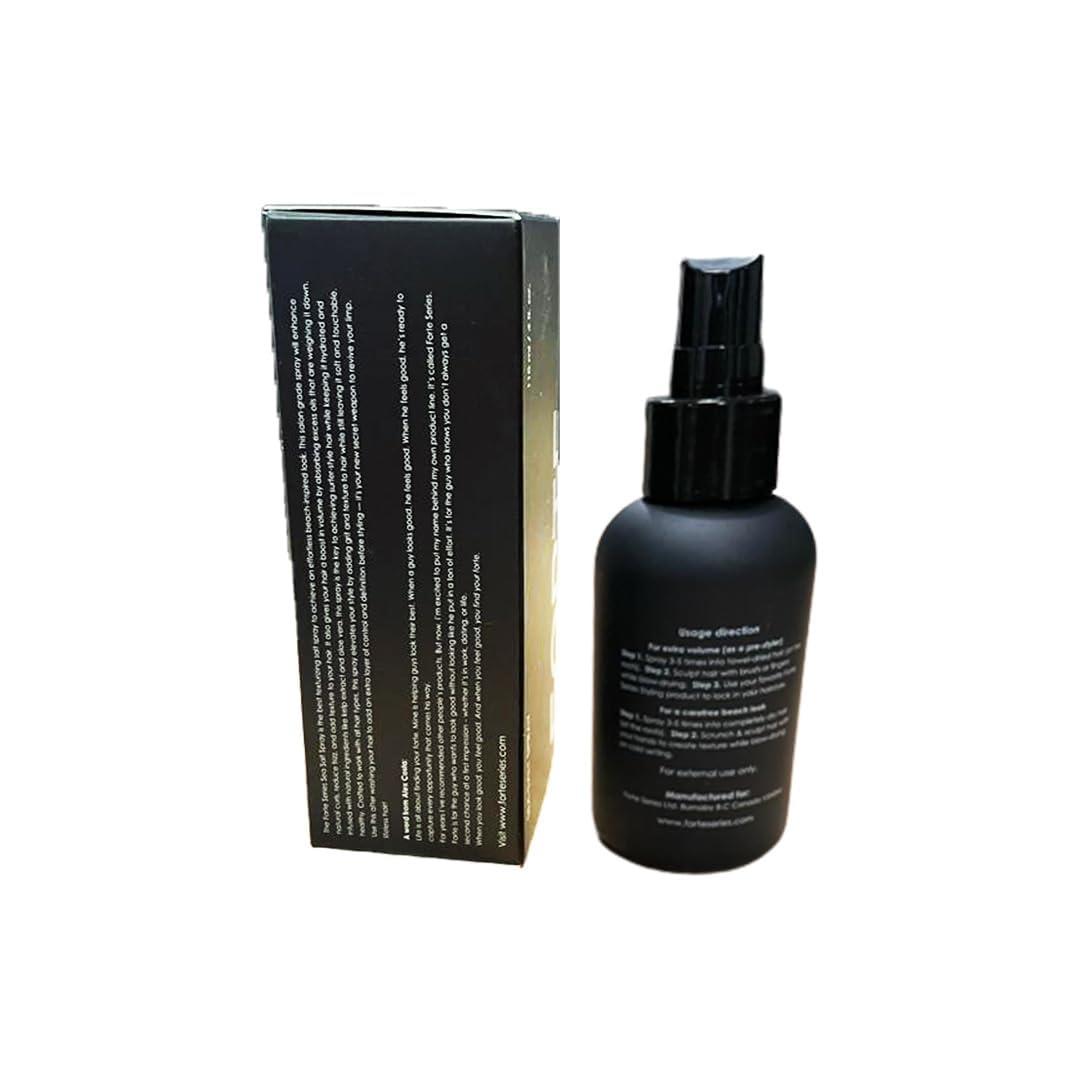 Foto 8 pulgar | Spray De Sal Marina Forte Series, Voluminizador Y Texturizante, 120 Ml, Para Hombres - Venta Internacional.