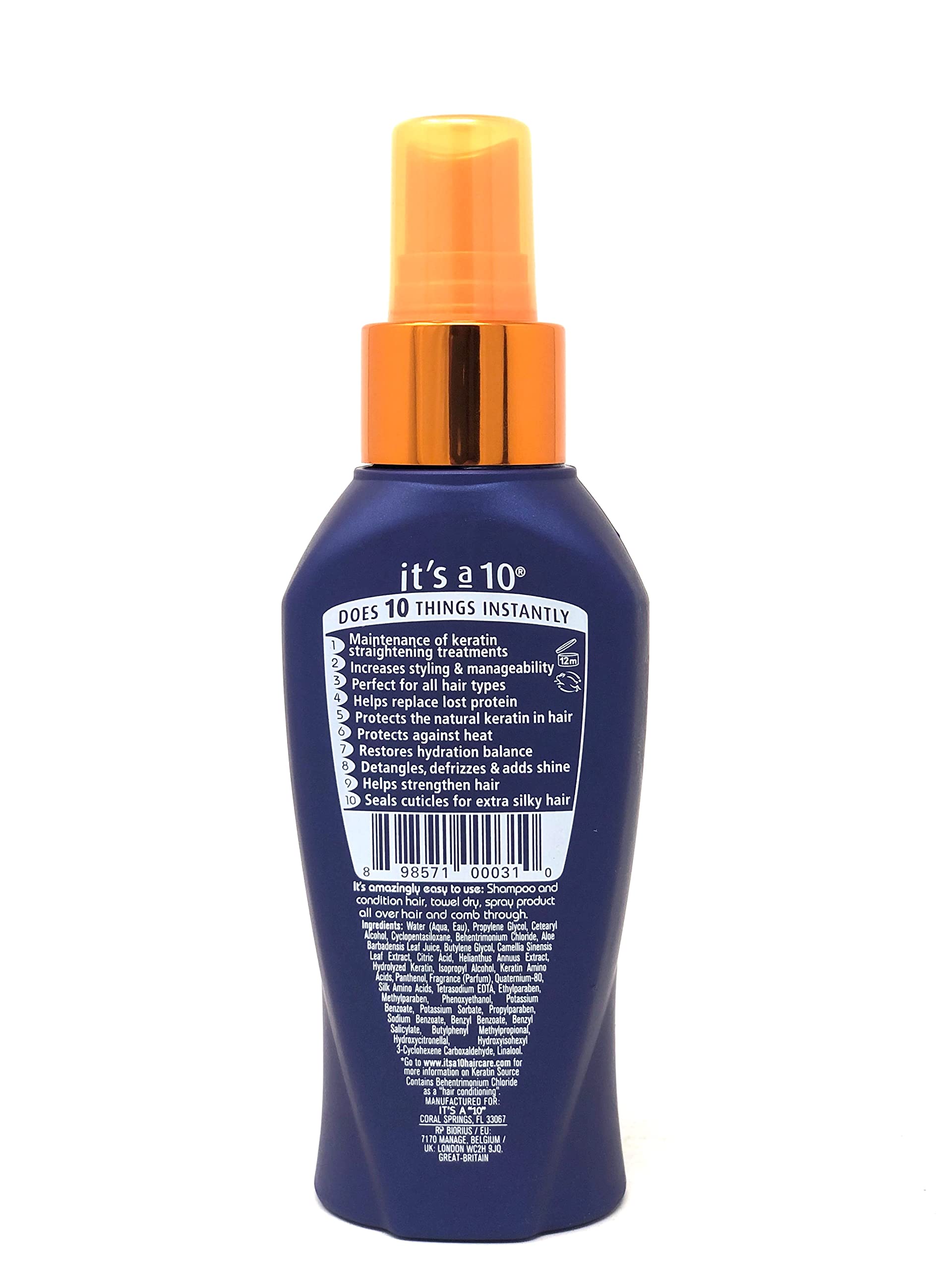 Foto 3 pulgar | Set Haircare It's A 10 Miracle Leave-in Para Rubias, 3 Unidades - Venta Internacional.