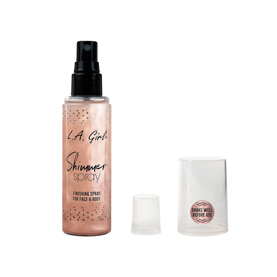 Foto 5 pulgar | Spray Shimmer L.a. Girl Rose Gold Para Cuerpo Y Rostro, 80 Ml - Venta Internacional.