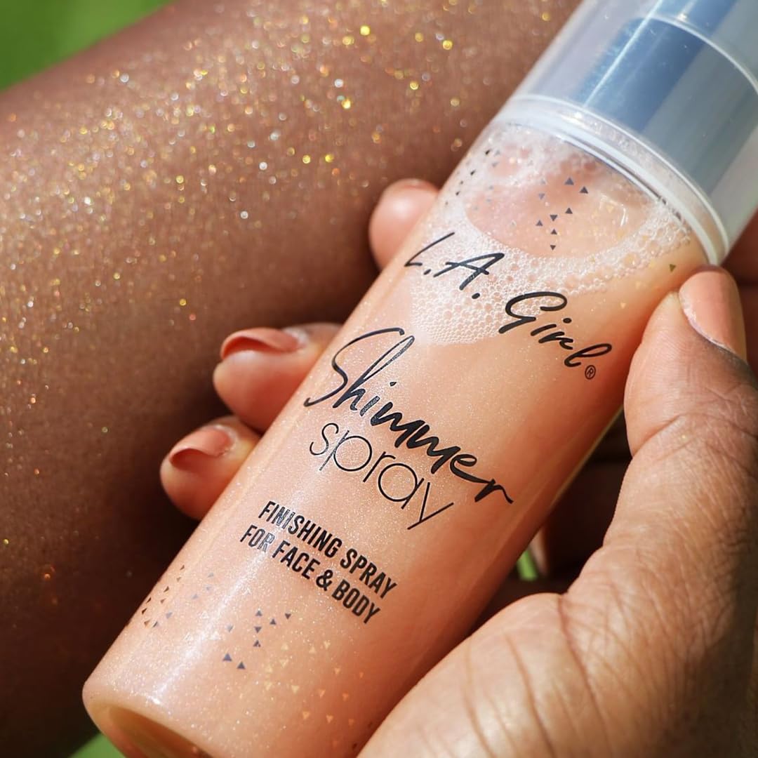 Foto 6 pulgar | Spray Shimmer L.a. Girl Rose Gold Para Cuerpo Y Rostro, 80 Ml - Venta Internacional.