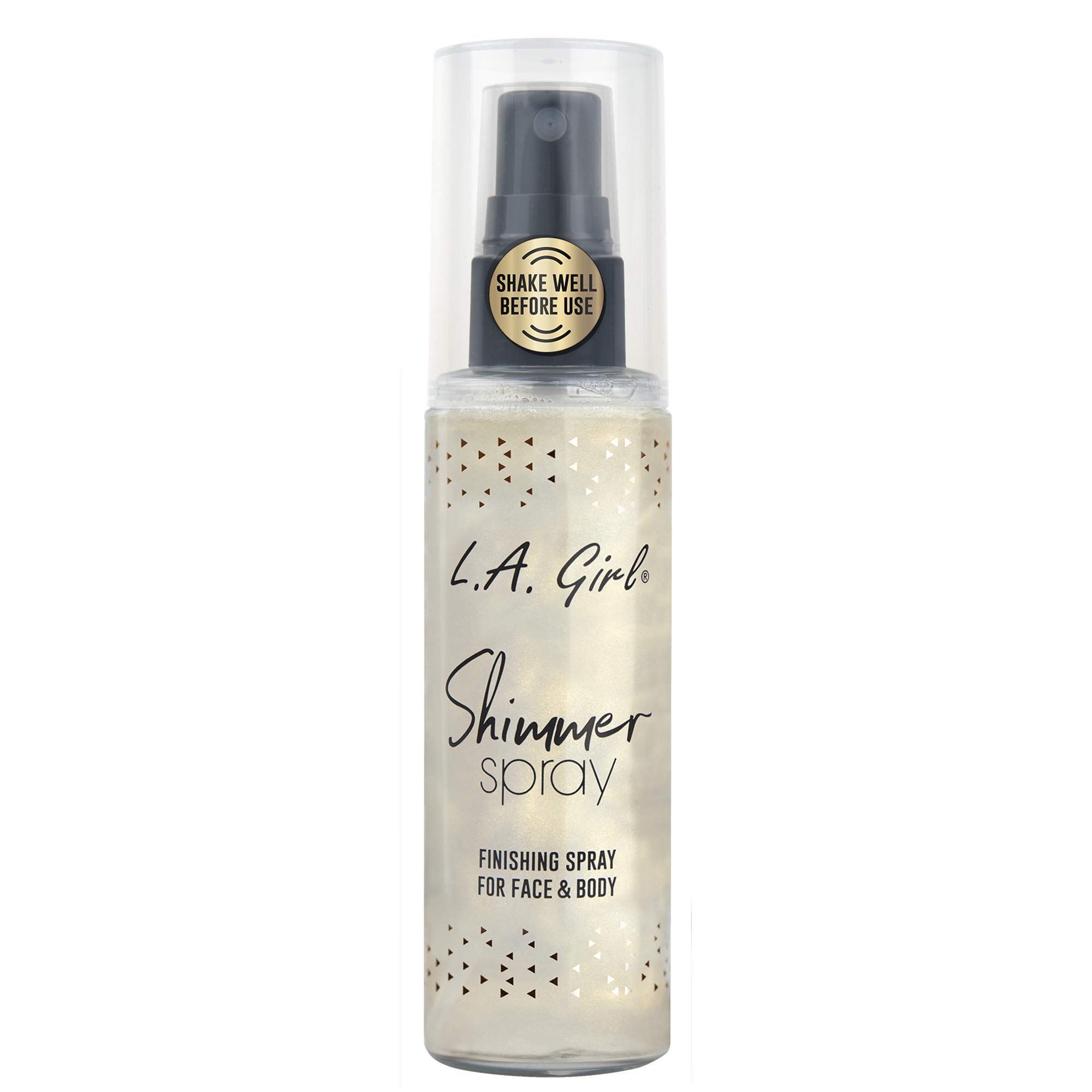 Spray Shimmer L.A. Girl Gold para Rostro y Cuerpo 80 ml - Venta Internacional