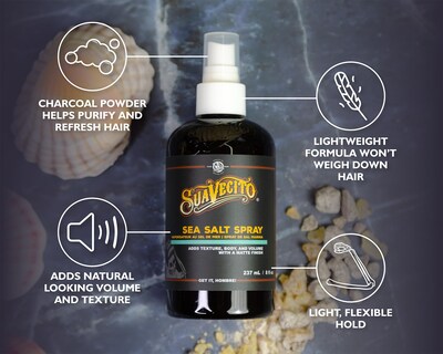 Foto 3 | Spray De Sal Marina Suavecito Textura Natural Para El Volumen Del Cabello 240 Ml - Venta Internacional.
