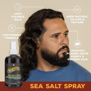 Foto 4 | Spray De Sal Marina Suavecito Textura Natural Para El Volumen Del Cabello 240 Ml - Venta Internacional.