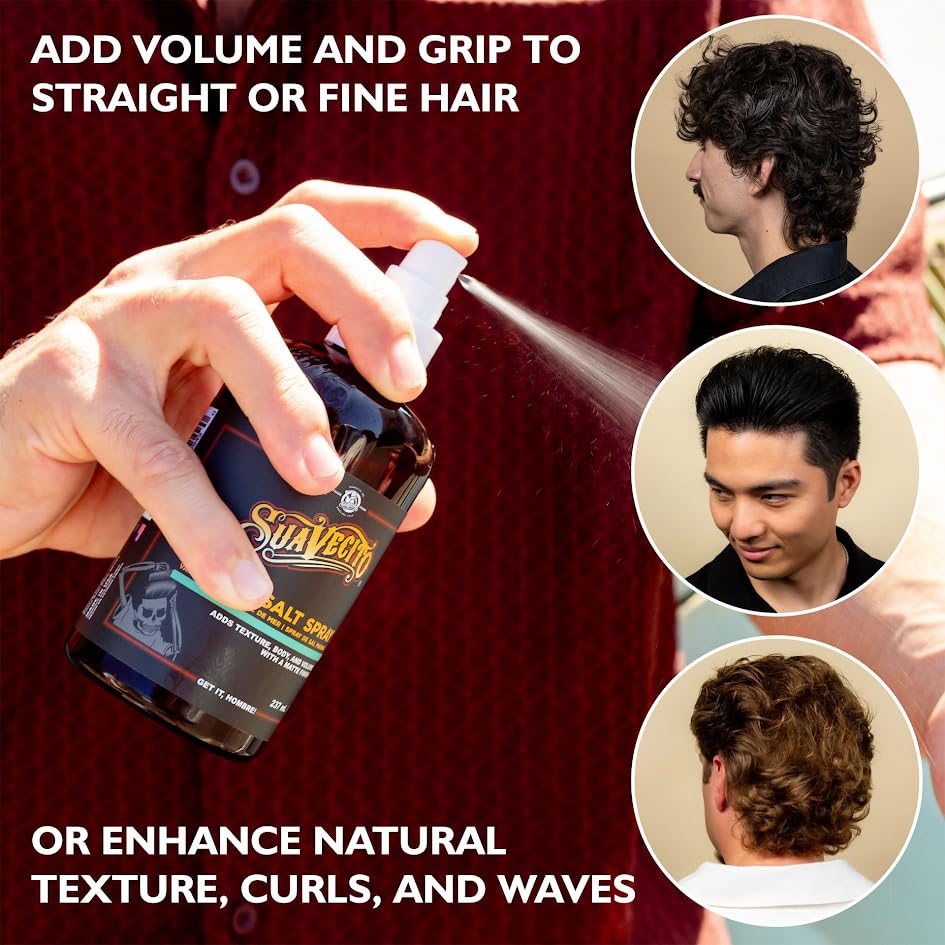 Foto 7 pulgar | Spray De Sal Marina Suavecito  Textura Natural Para El Volumen Del Cabello  240 Ml - Venta Internacional.