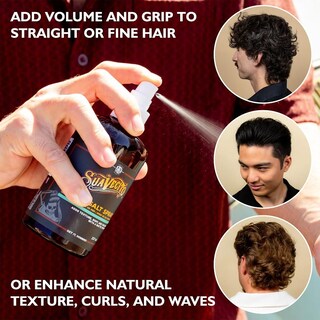 Foto 6 | Spray De Sal Marina Suavecito Textura Natural Para El Volumen Del Cabello 240 Ml - Venta Internacional.