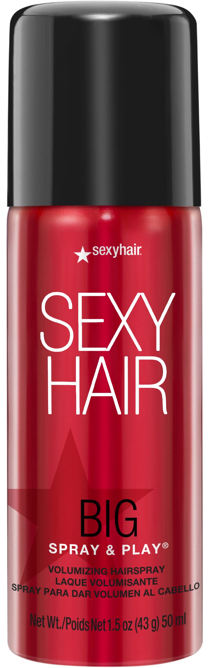 Hairspray Sexyhair Big Spray & Play  Voluminizador  45 Ml  Para Viajes - Venta Internacional.