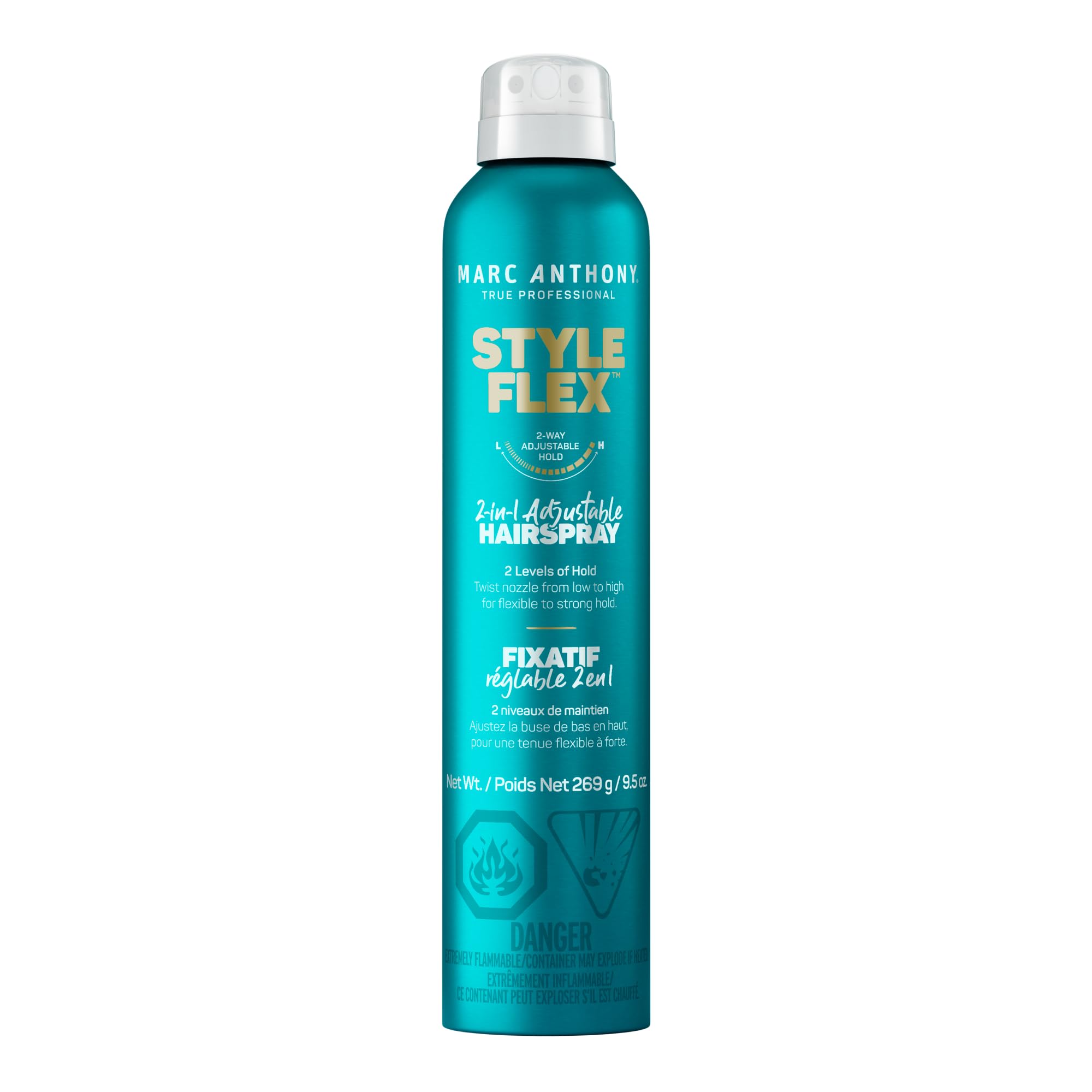 Spray Para El Cabello Marc Anthony Style Flex 2 En 1  280 Ml  Extra Fuerte - Venta Internacional.