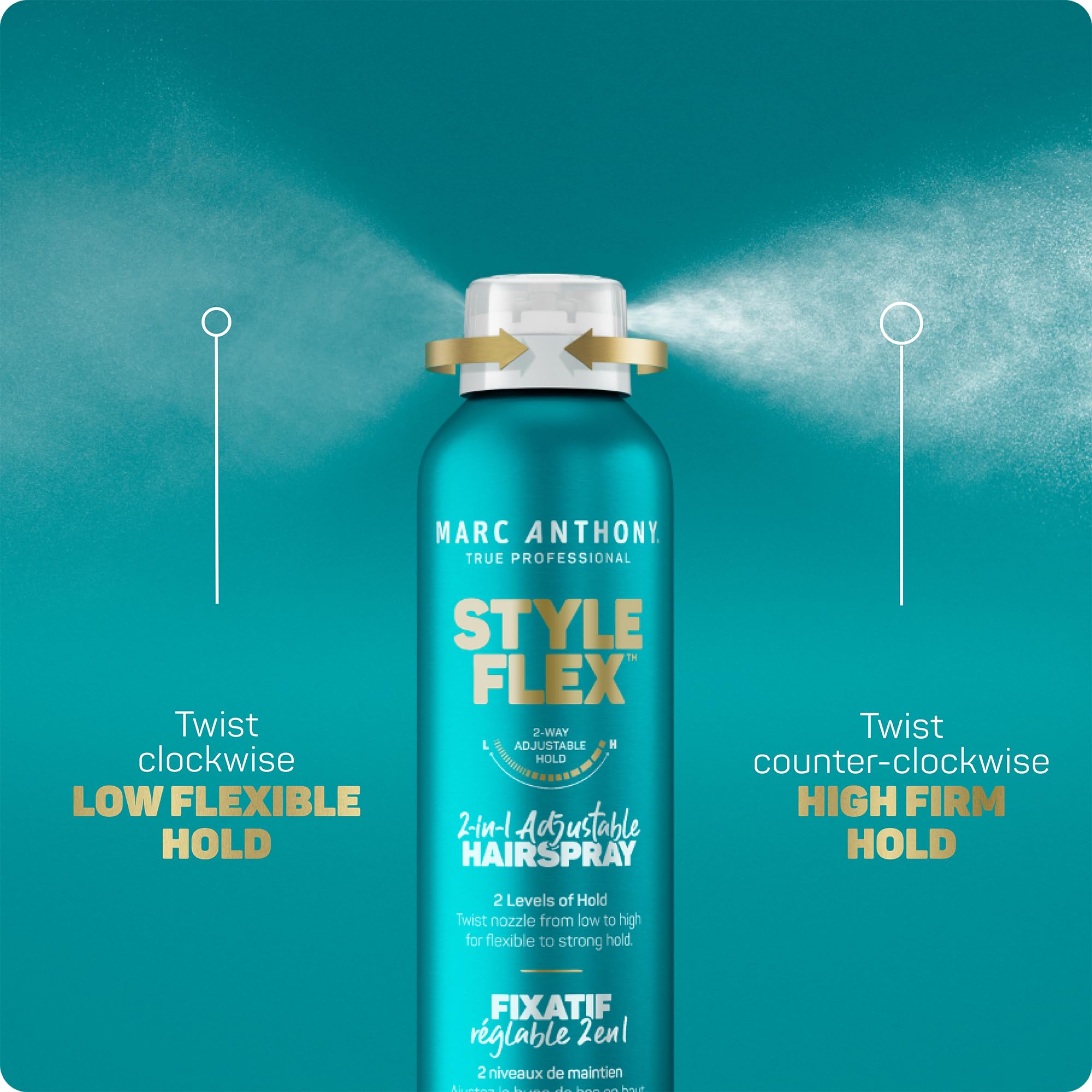 Foto 4 pulgar | Spray Para El Cabello Marc Anthony Style Flex 2 En 1  280 Ml  Extra Fuerte - Venta Internacional.