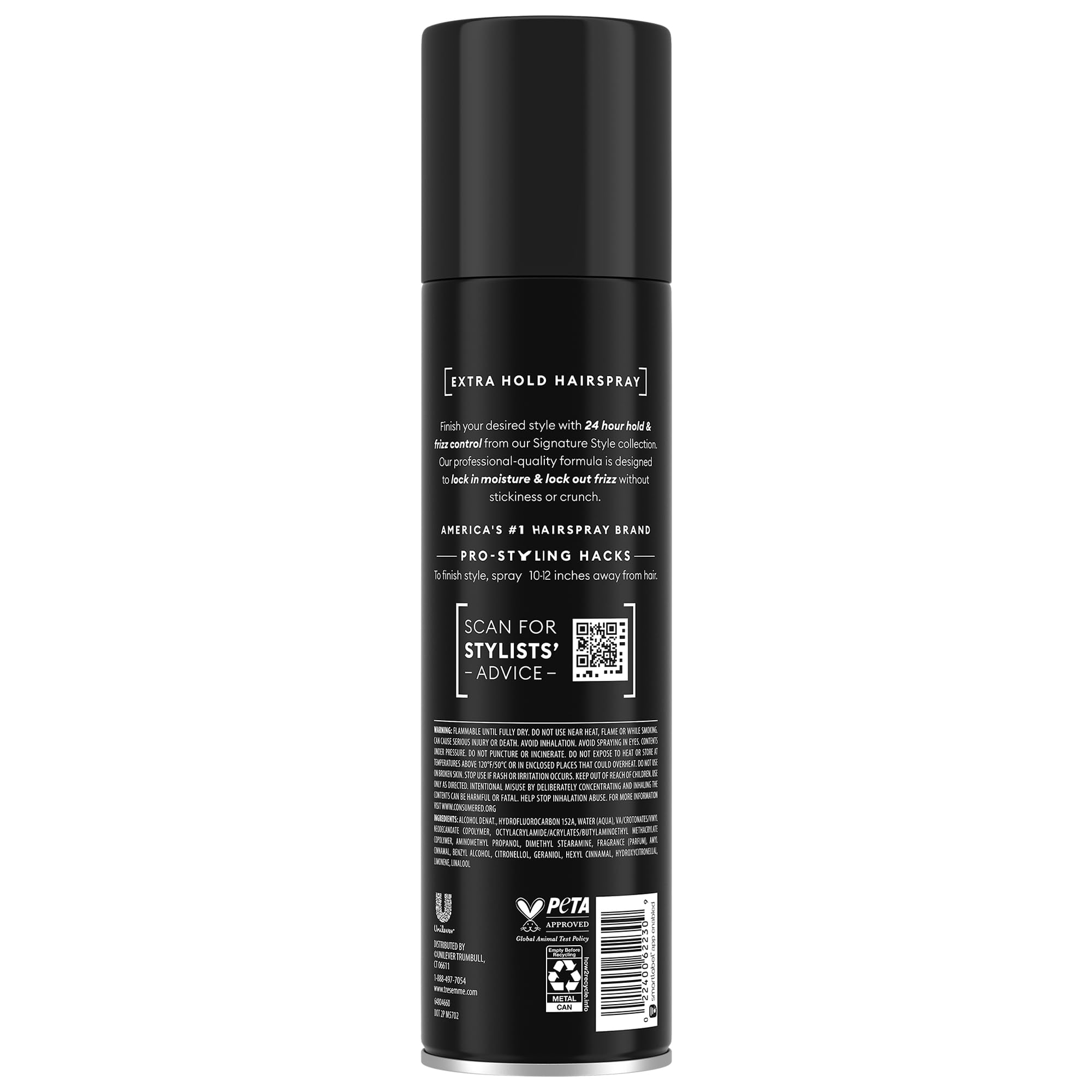 Foto 3 pulgar | Hairspray Tresemmé Extra Hold 24h Frizz Control 300 Ml X2 + Mascarilla - Venta Internacional.