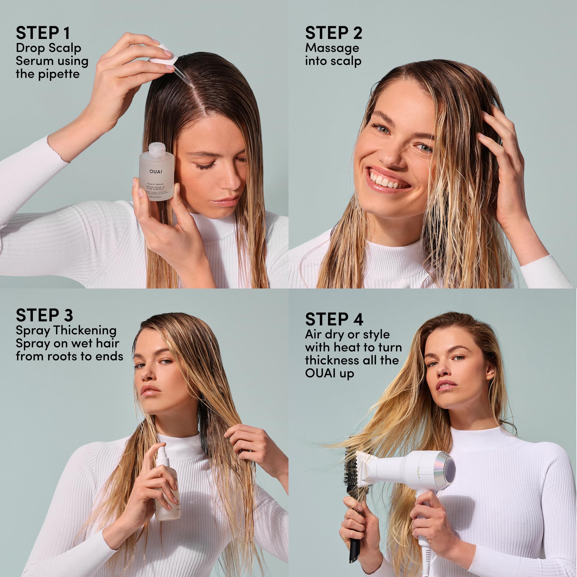 Foto 6 pulgar | Espray Espesante Ouai Para Espesar Y Dar Volumen Al Cabello  177 Ml - Venta Internacional.