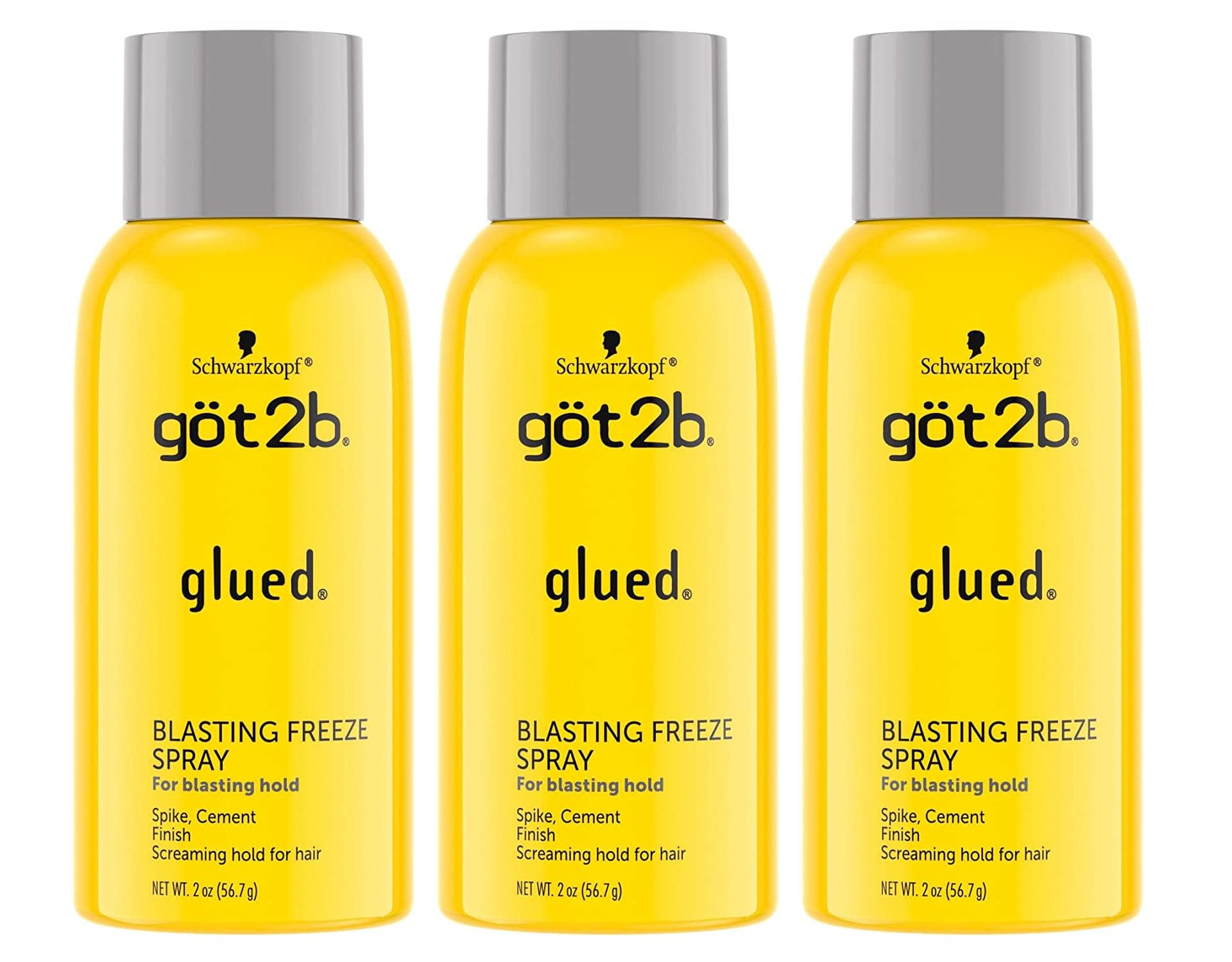 Spray De Limpieza Con Pegamento Got2b De Freeze Spray  60 Ml  Tamaño De Viaje (paquete De 3) - Venta Internacional.
