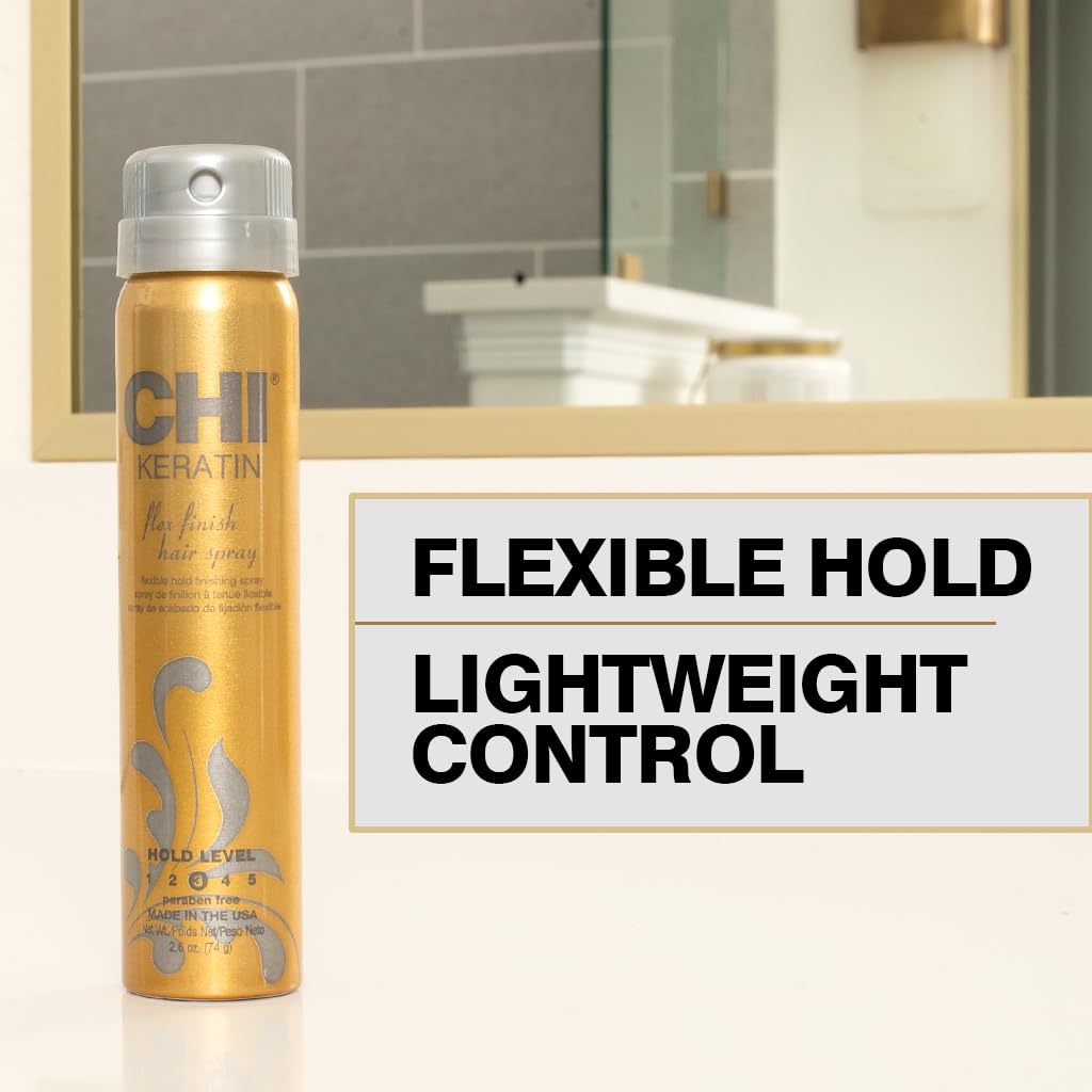 Foto 3 pulgar | Spray Para El Cabello Chi Keratin Flex Finish  75 Ml  Ligero - Venta Internacional.