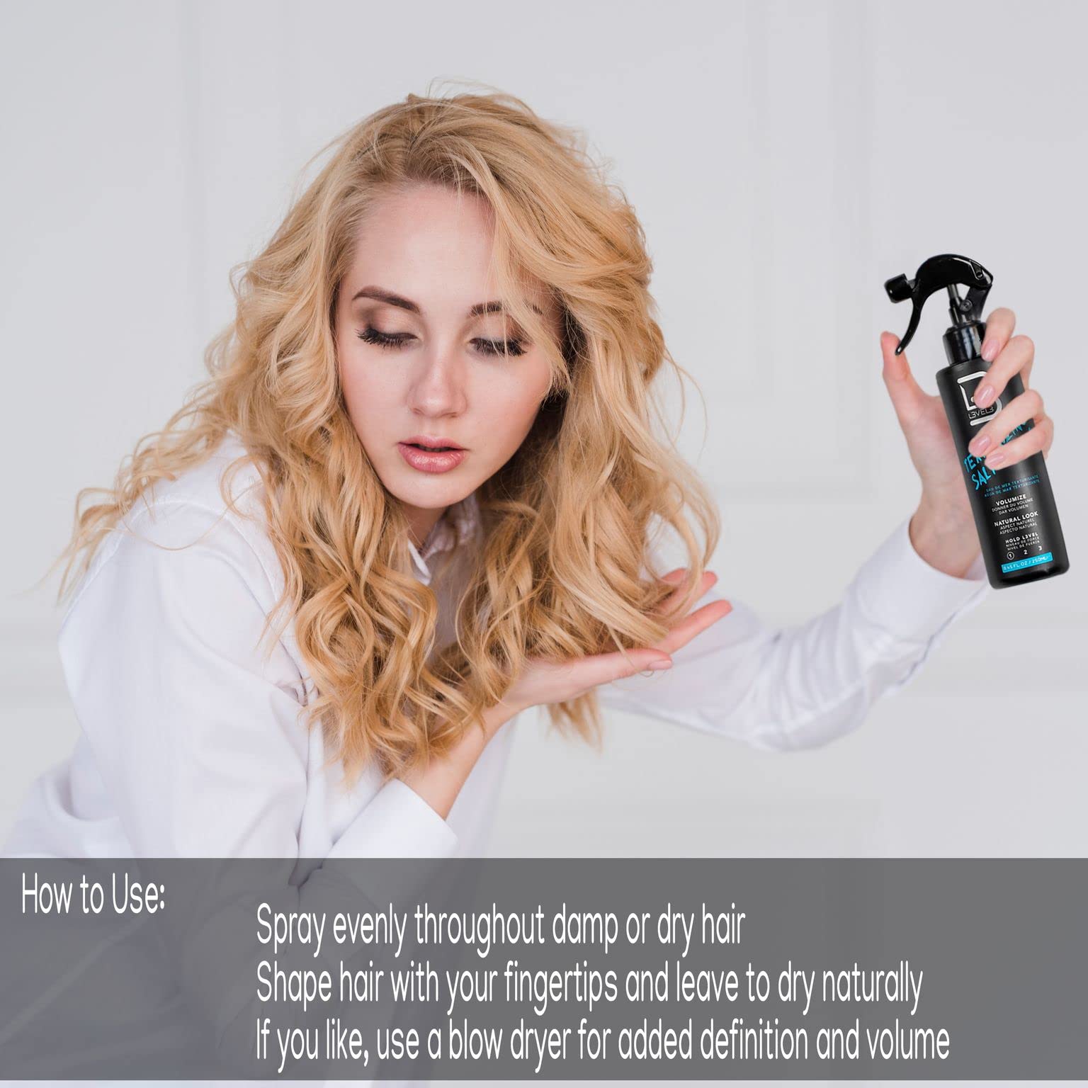 Foto 6 pulgar | Spray Texturizante De Sal Marina L3  Nivel 3  Acabado Casual Para Cabello - Venta Internacional.