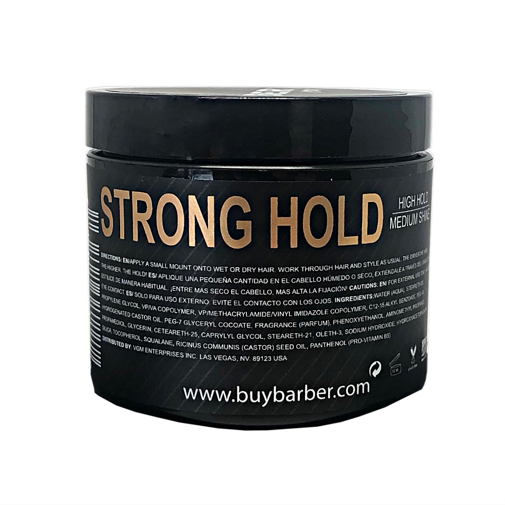 Cera para Cabello Fijación Fuerte Base Agua Buy Barber Strong Hold 113gr