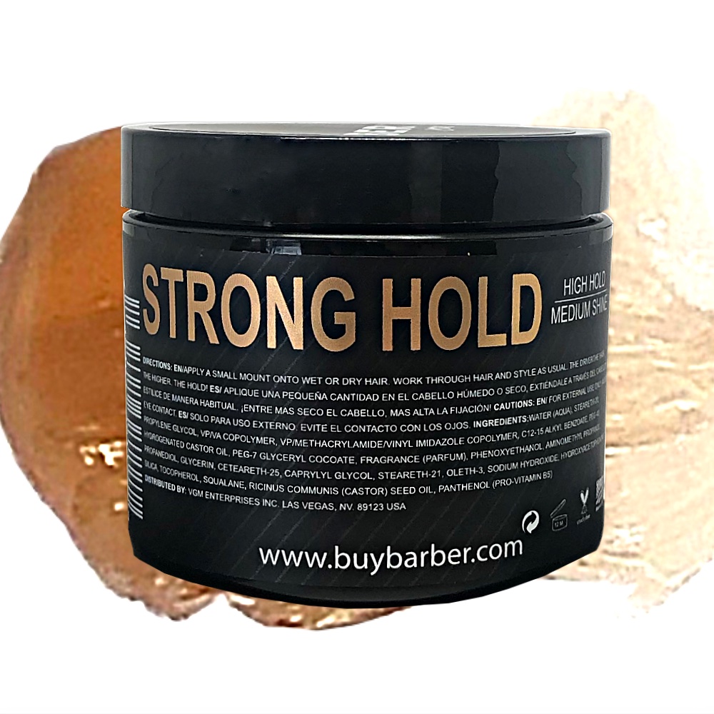 Foto 4 pulgar | Cera para Cabello Fijación Fuerte Base Agua Buy Barber Strong Hold 113gr