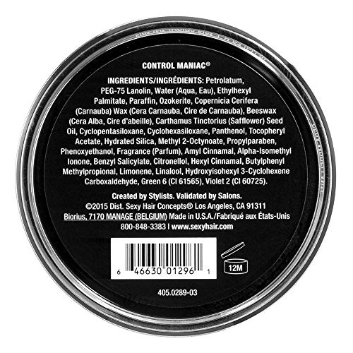 Foto 8 pulgar | Venta Internacional - Cera Para Peinar Sexyhair Style Control Maniac, 1.8 Oz