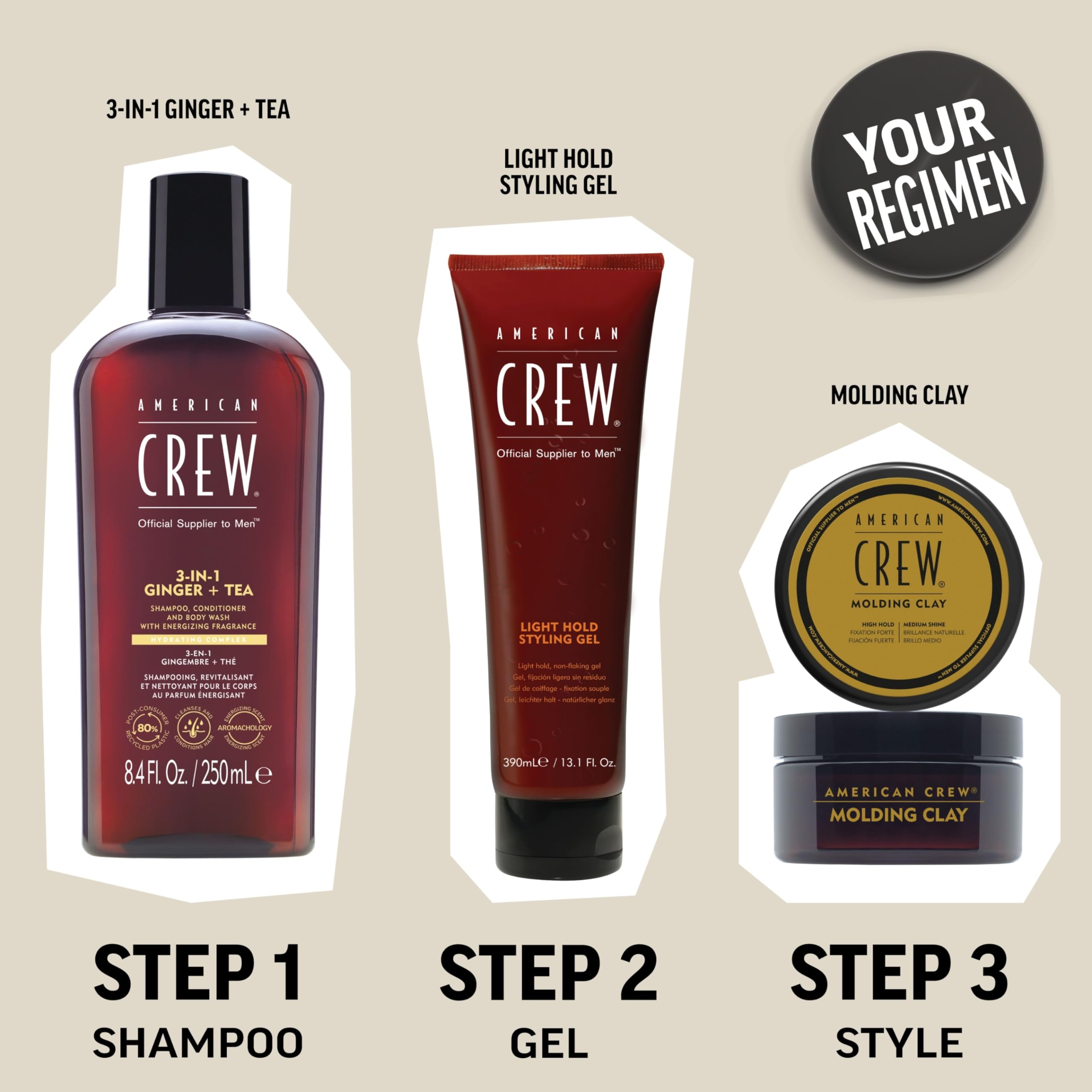 Foto 7 pulgar | Cera Para El Cabello American Crew Liquid Hold Medium Hold 150 Ml Para Hombre - Venta Internacional.