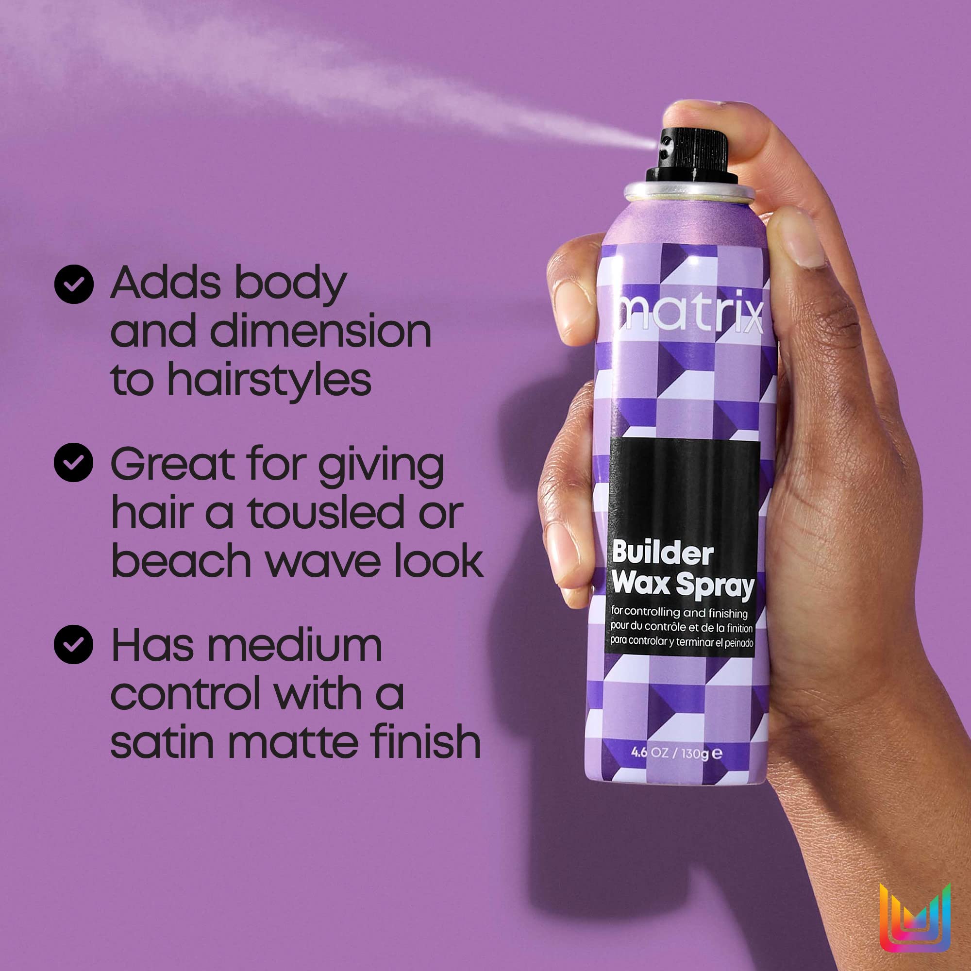 Foto 3 pulgar | Cera En Aerosol Para Peinar Matrix Builder Texture 135 Ml - Venta Internacional.