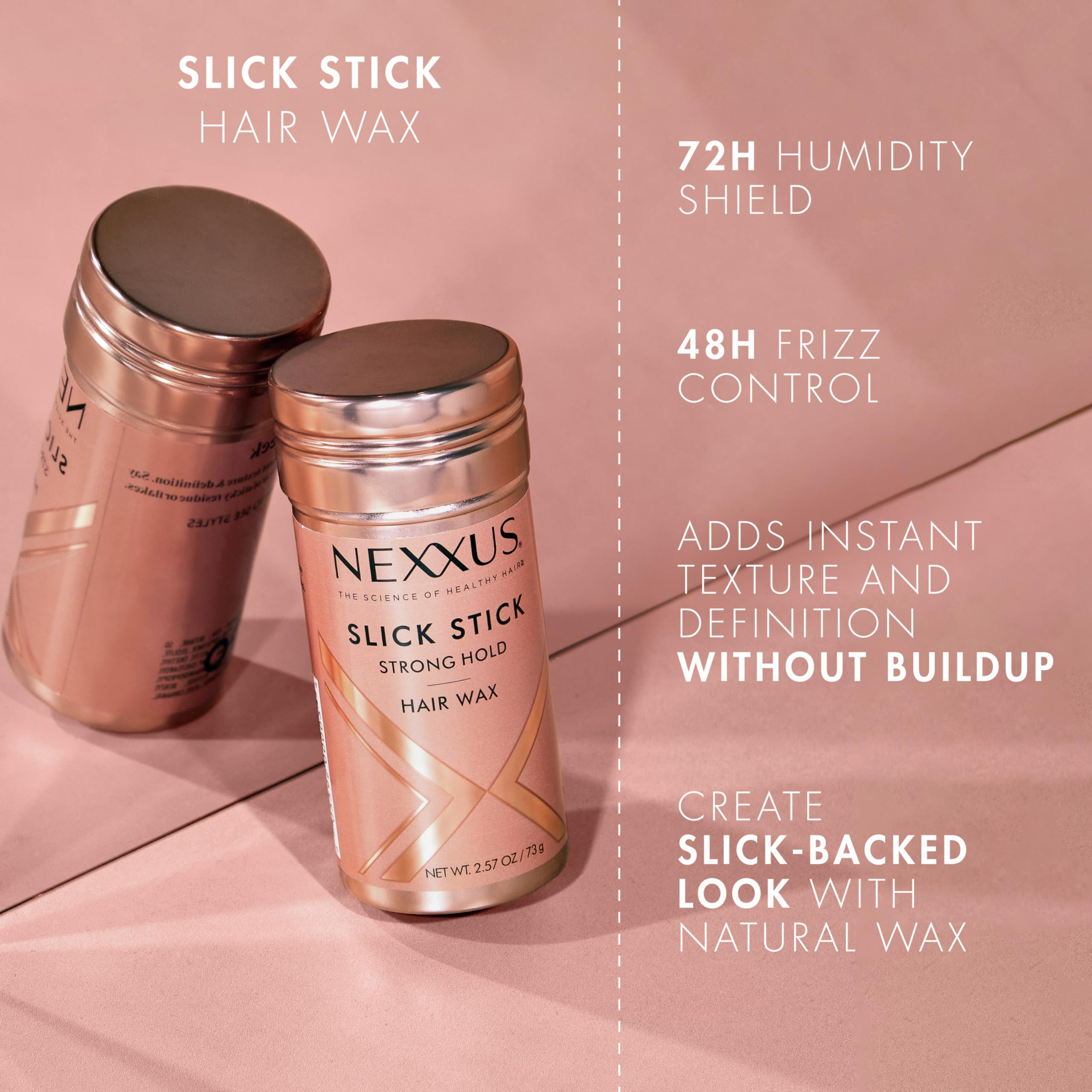 Foto 3 pulgar | Cera Para El Cabello Nexxus Strong Hold Slick Stick De 69 Ml Con Styleprotect - Venta Internacional.