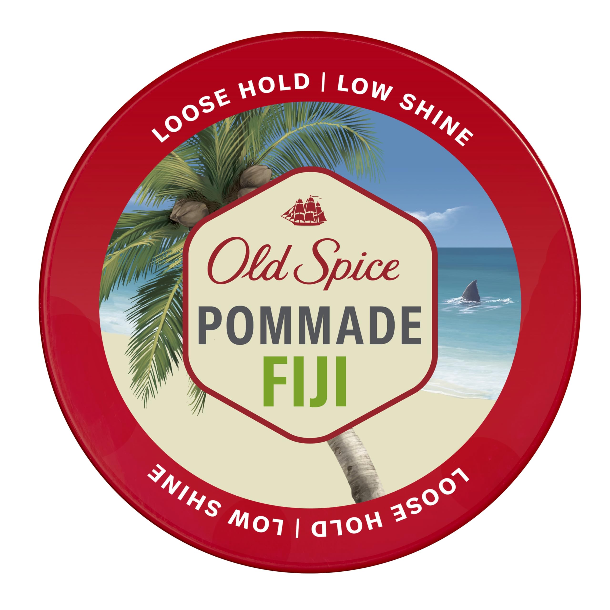 Pomada Para El Cabello Old Spice Fiji, Fijación Flexible, Bajo Brillo, 65 Ml, Para Hombre - Venta Internacional.