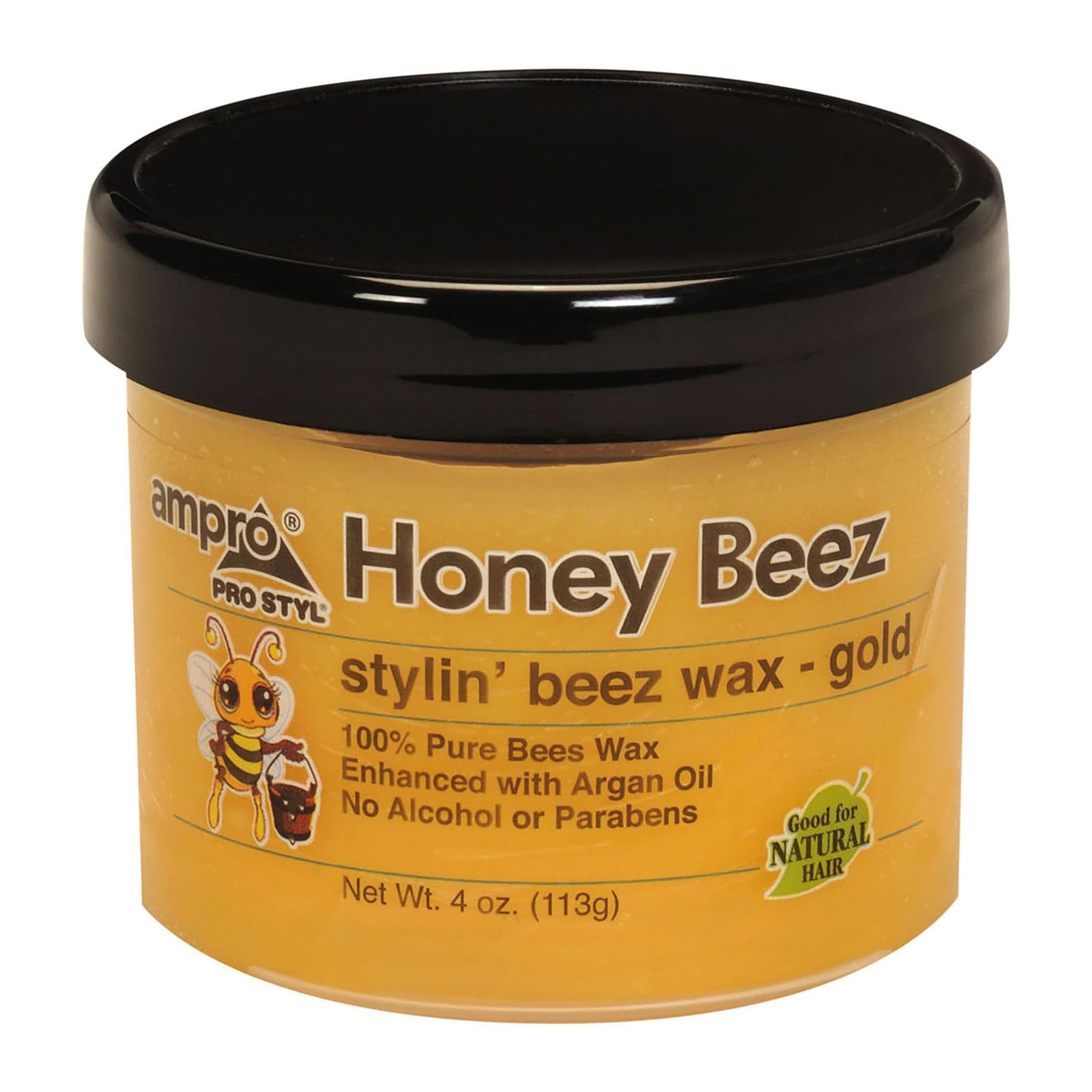 Foto 2 pulgar | Cera Para El Cabello Ampro Pro Styl Beez Wax 120 Ml Con Aceite De Argán Dorado - Venta Internacional.