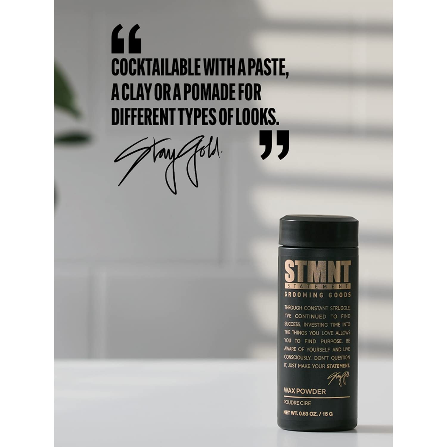 Foto 3 | Cera En Polvo Stmnt Grooming Goods, Acabado Semimate, 15 Ml - Venta Internacional.