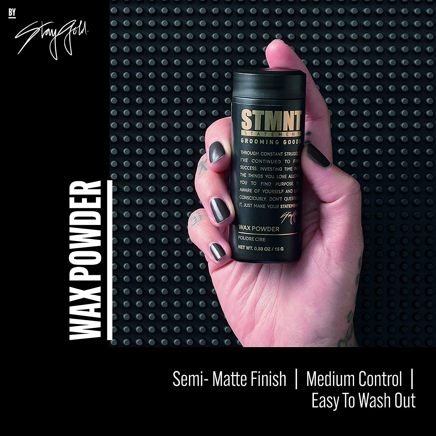 Foto 4 | Cera En Polvo Stmnt Grooming Goods, Acabado Semimate, 15 Ml - Venta Internacional.