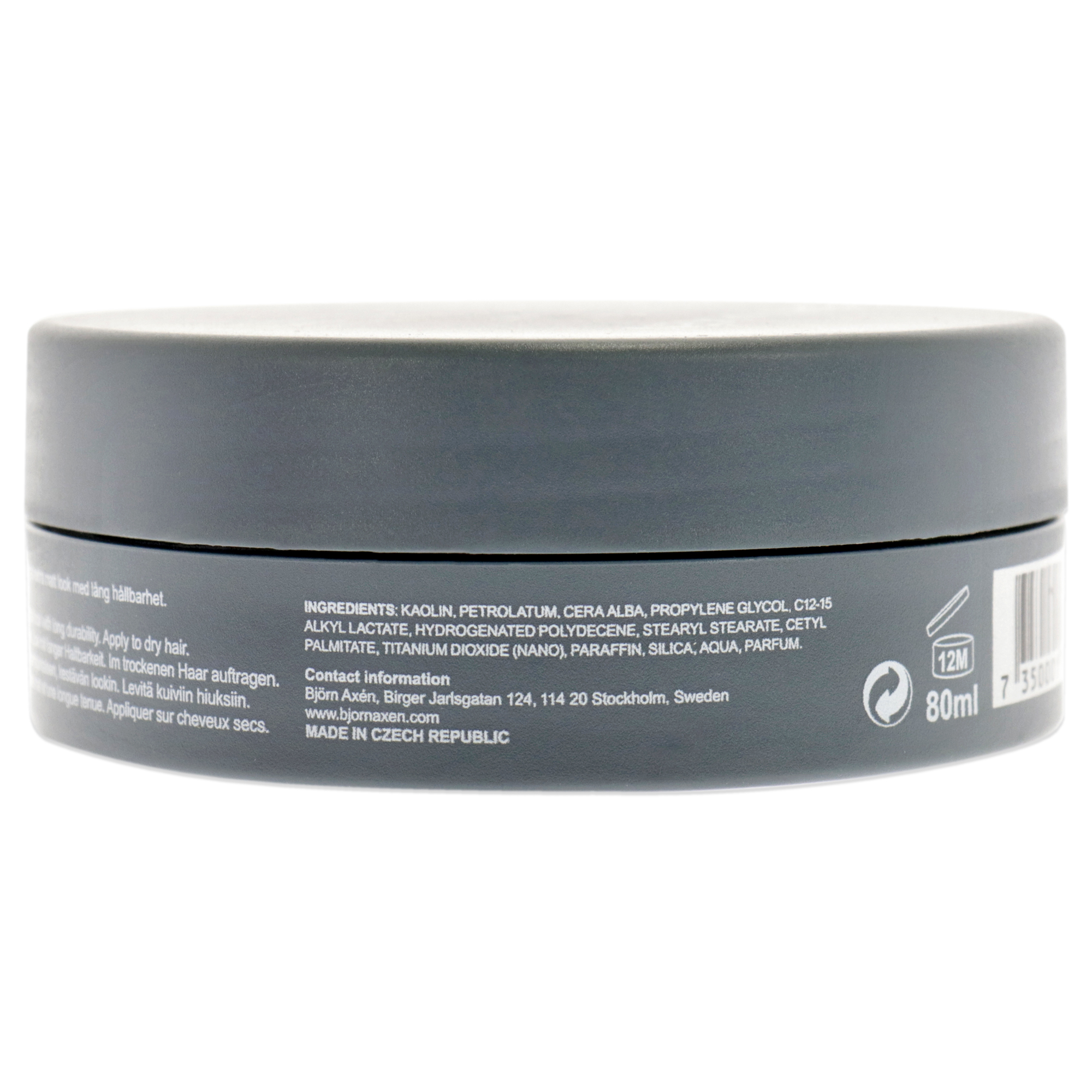 Arcilla Para El Cabello Bjorn Axen, Extra Mate, Superfuerte, 80 Ml - Venta Internacional.