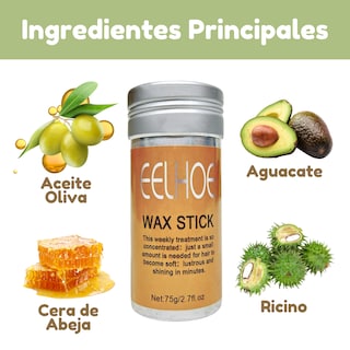 Foto 4 | Cera Fijadora Cabello Clean Look Peinado Baby Hairs + Cepillo