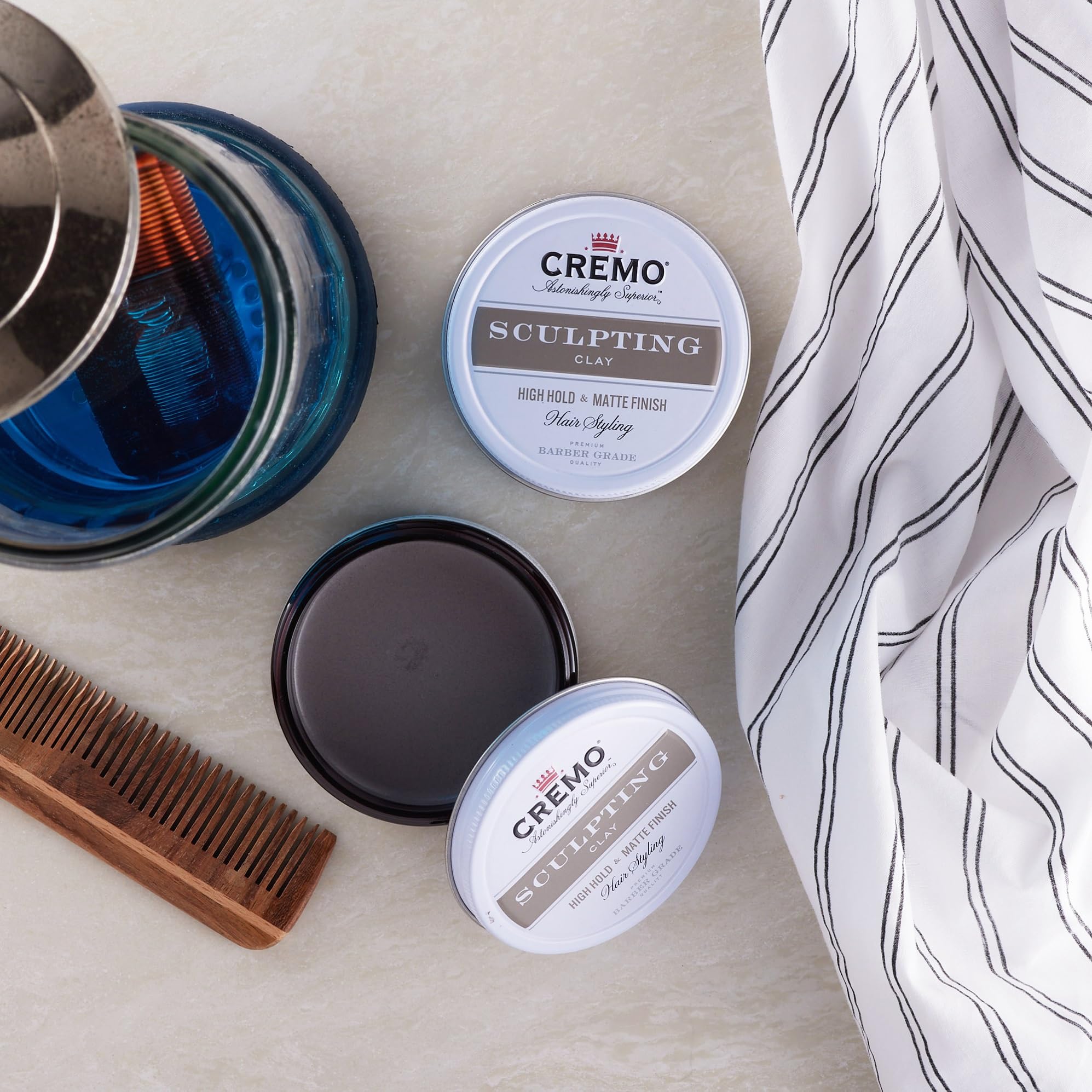 Foto 4 | Arcilla Para Esculpir El Cabello, Cremo, De Calidad Superior, De Barbero - Venta Internacional.