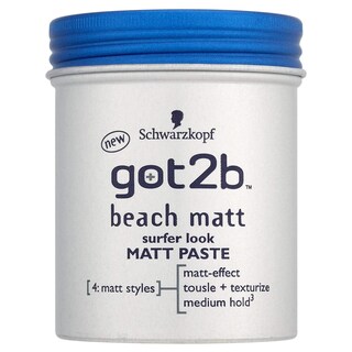 Foto 1 | Pasta Para Peinar Schwarzkopf Got2b Beach Matt Surfer 100 Ml - Venta Internacional.