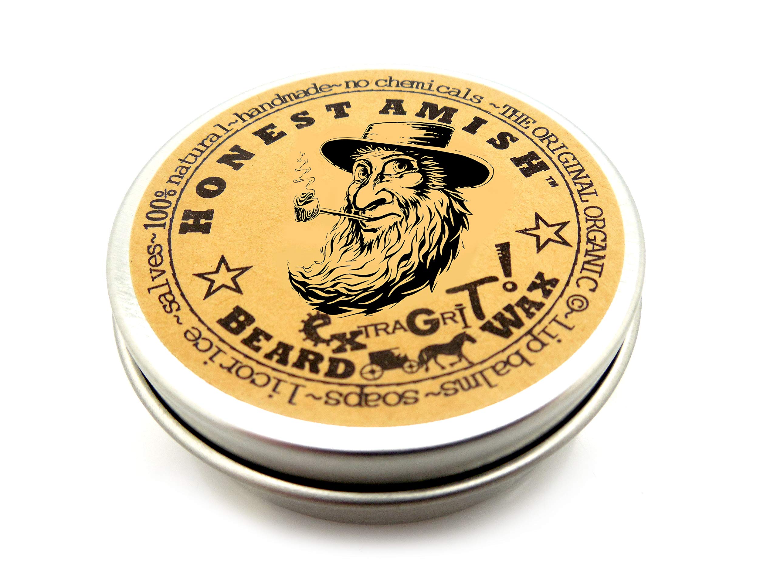 Foto 2 pulgar | Cera Para Barba Honest Amish Extra Grit, Natural Y Orgánica, 60 Ml - Venta Internacional.