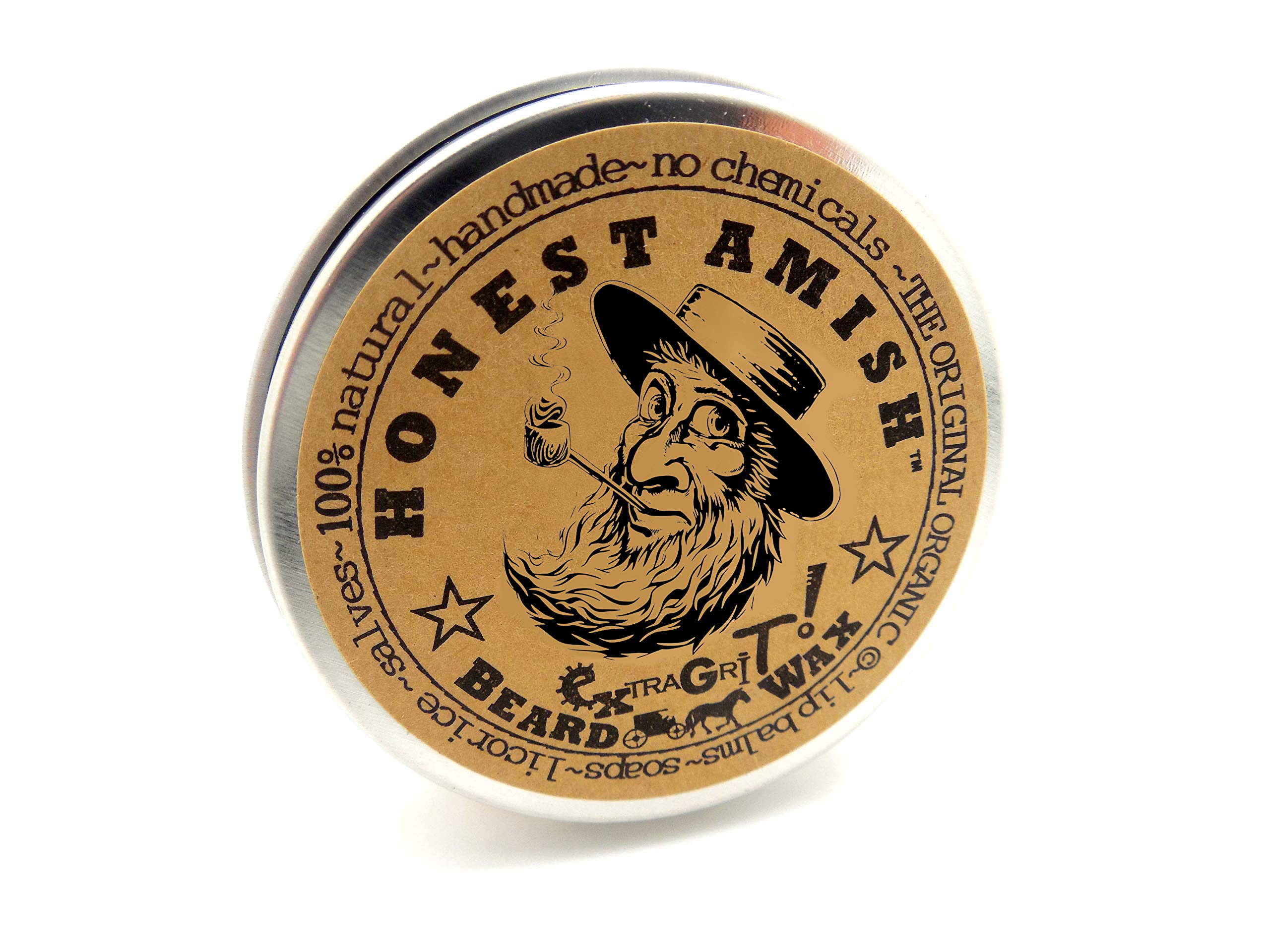 Foto 3 pulgar | Cera Para Barba Honest Amish Extra Grit, Natural Y Orgánica, 60 Ml - Venta Internacional.