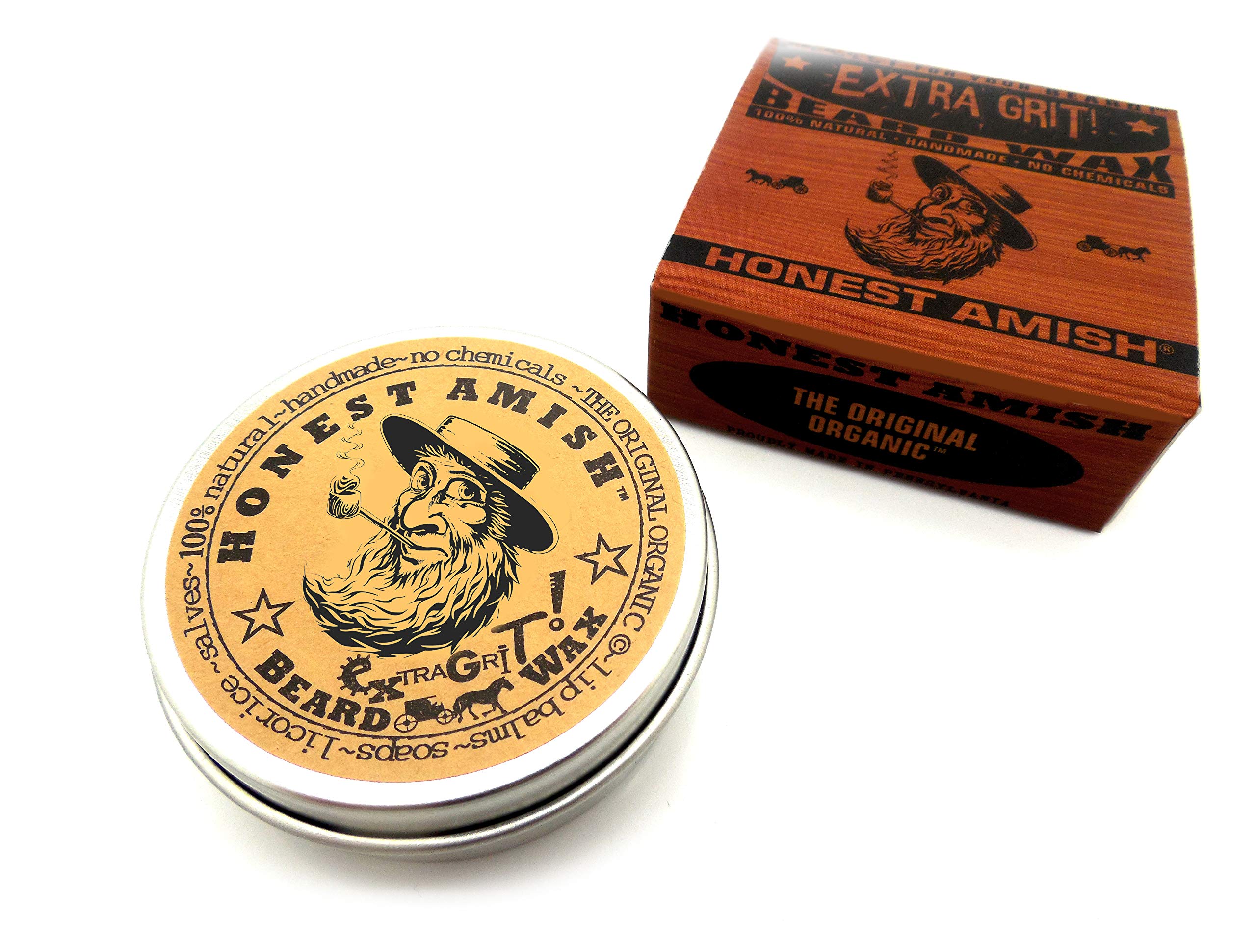 Foto 4 pulgar | Cera Para Barba Honest Amish Extra Grit, Natural Y Orgánica, 60 Ml - Venta Internacional.
