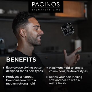 Foto 2 | Pasta Para El Cabello Pacinos Signature Line Clay 120 Ml Firm Hold - Venta Internacional.