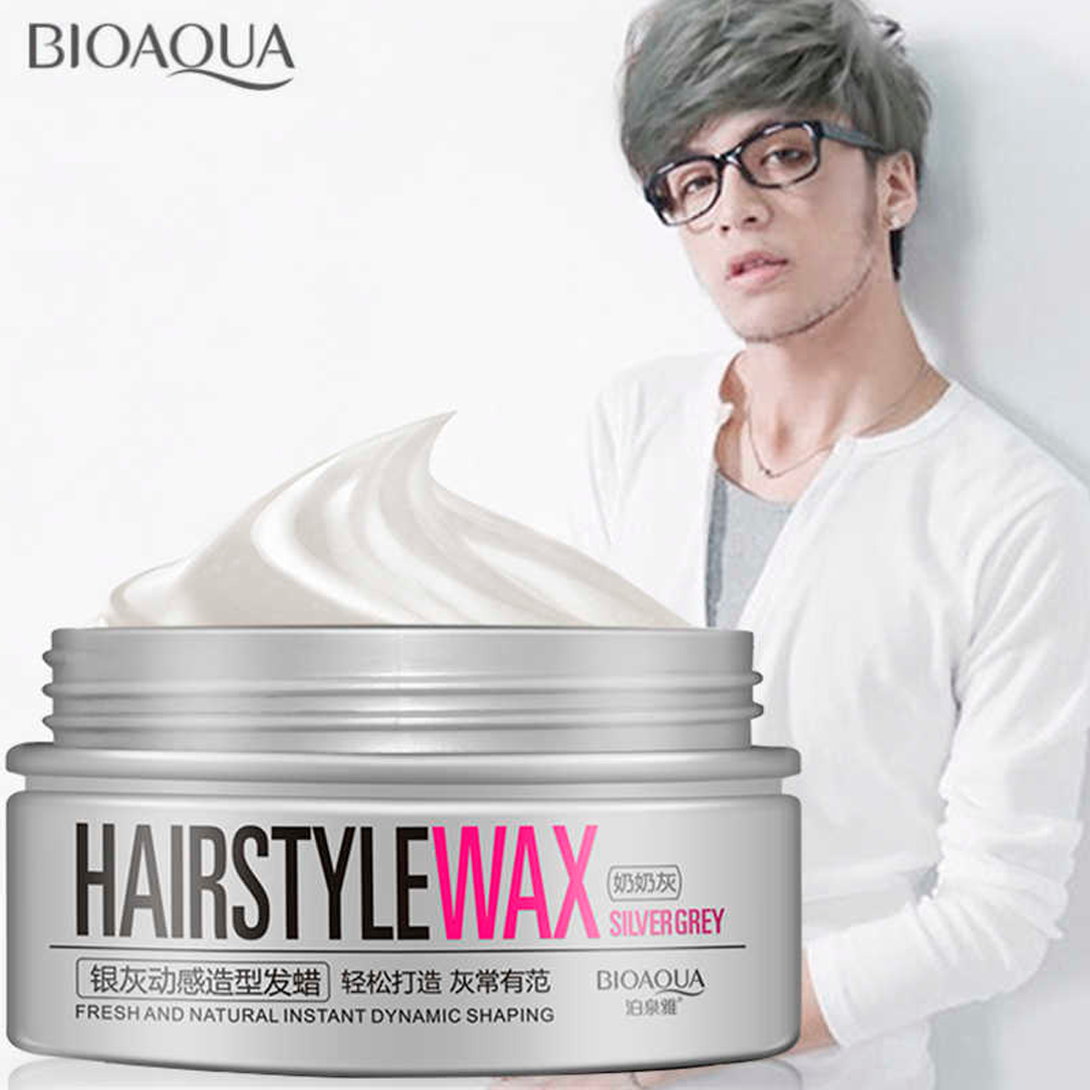 Foto 5 pulgar | Cera Plata Pelo Hairstyle Wax Silver Gris Bioaqua Peinar