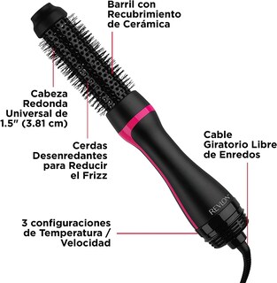 Foto 2 | Cepillo Secador Revlon RVDR5292LA1 color Negro