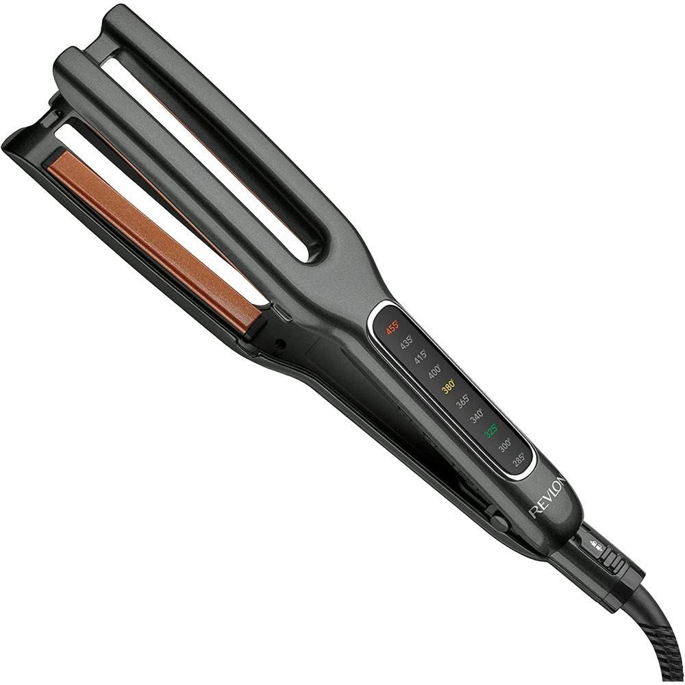 Plancha Alaciadora de Pelo Revlon RVST2204LA1 color Negro Cerámica Cobre 1/2"