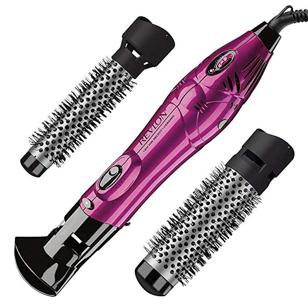 Foto 1 | Kit de Cepillos y Secadora Revlon con Cable Giratorio Incluye 2 Cabezales