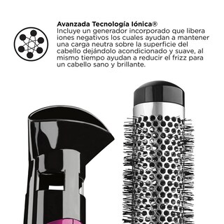 Foto 4 | Kit de Cepillos y Secadora Revlon con Cable Giratorio Incluye 2 Cabezales